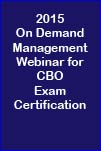 2015 On Demand Webinar  of the Management Module &##x28;MM&##x29; of the Certified Building Official - 111 days.  This is valid for the 2018 exams