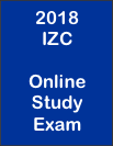 2018 IZC Online Study Exams for the 2020 ICC Exams